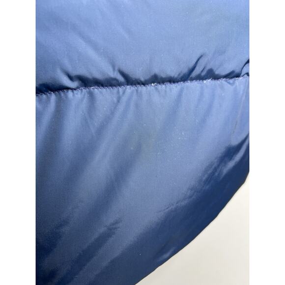 Vintage Eddie Bauer Blue Puffer Zip Vest Outdoor Men’s Size Medium - Picture 9 of 13